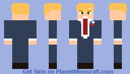 Donald Trump But Bare Bones Minecraft Skin