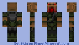 Doom - Chaingun Guy (Green Armor) Minecraft Skin
