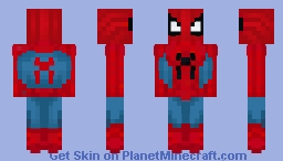 Spider Man Brand New Day Minecraft Skin (Tom Holland) Minecraft Skin