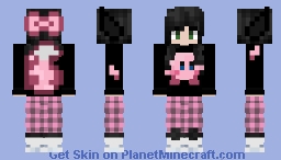 hello kitty pyjama Minecraft Skin