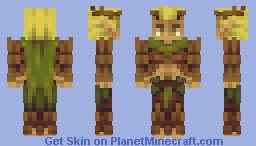 Dryad Warrior [commission] Minecraft Skin