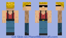 It's Duke Nukem! Minecraft Skin