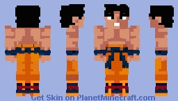 Son Goku (saiyian saga ) Minecraft Skin
