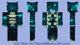 Warden Boy Minecraft Skin