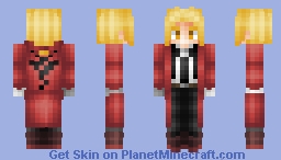 Edward Elric | Fullmetal Alchemist Minecraft Skin
