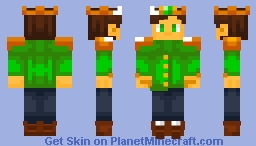 EmeraldKinq doin' Actions & Stuff! Minecraft Skin