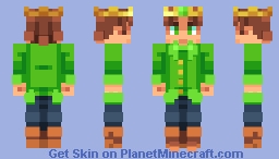 Emeralds & Stuff Minecraft Skin