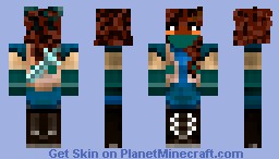 Curly Haired Warrior Minecraft Skin