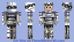 English Knight with a Black Torse (c.1410-1430) Minecraft Skin