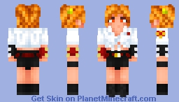 Alice Dvachevskaya Alt (Everlasting Summer) | Алиса Двачевская Альт (Бесконечное Лето) Minecraft Skin