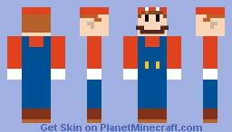 Paper Mario 64 artwork Mario Minecraft Skin