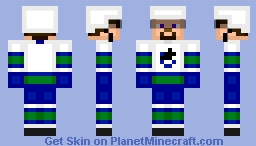 Vancouver Canucks Away Uniform Minecraft Skin