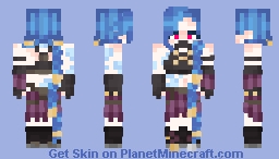 Jinx || Arcane Season 2 || Minecraft Skin