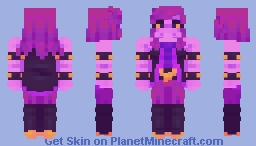 susie (dark world ver.) - deltarune (64x) Minecraft Skin