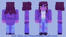 susie (light world ver.) - deltarune (64x) Minecraft Skin