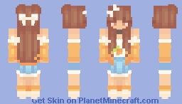 orange cream mocha Minecraft Skin