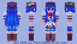 tenshi hinanawi - touhou project (64x) ✪ Minecraft Skin