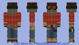Extra Variant for Contractor Steve Minecraft Skin