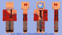 less than three Minecraft Skin