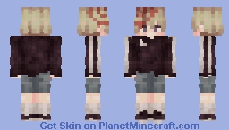 𝕳𝖊𝖆𝖉𝖘𝖍𝖔𝖙 𝖇𝖇 - masc. version Minecraft Skin