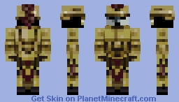 Excelias, “The Hammer.” Minecraft Skin