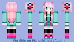 Kawaii Pink Minecraft Skin