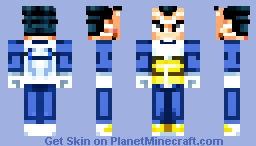 Vegeta Minecraft Skin