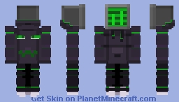 my OC! but green- Minecraft Skin