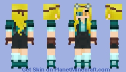 MCC Blank Canvas | Cyan Coyotes | FalseSymmetry Minecraft Skin