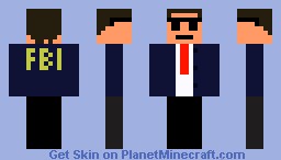 FBI Minecraft Skin