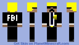 FBI Agent Minecraft Skin