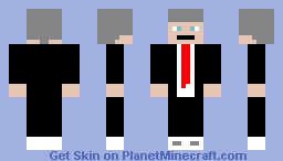 Félix Sculks (Black Suit) Minecraft Skin