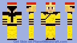 Old guy in yellow Minecraft Skin