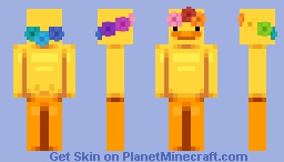 Flower Crown Duck Minecraft Skin
