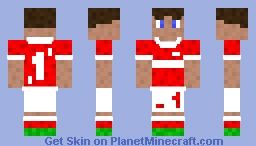 Football player Minecraft Skin