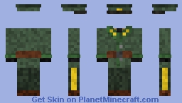 Forest Camo Army Uniform (General) Minecraft Skin