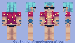 Franky (Pre-Timeskip) Minecraft Skin