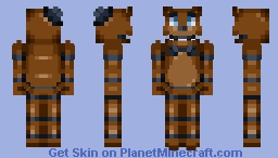 Freddy Fazbear Minecraft Skin