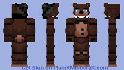 Freddy Fazbear || FNAF 1 MINECRAFT SKIN BY 5NIGHTS4TERROR Minecraft Skin