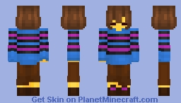 Frisk Underfell Remake Minecraft Skin