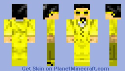 yellow suit guy - Gangnam style Minecraft Skin