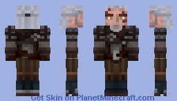Geralt | The Witcher 3 : Wild Hunt Minecraft Skin