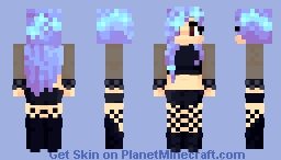 Goth Commission Minecraft Skin