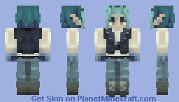 Ghostly [commission] Minecraft Skin