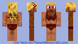 Beach Girl Minecraft Skin