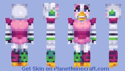 FNaF: Security breach - Glamrock Chica (2.0) Minecraft Skin