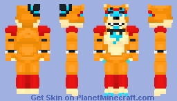 Glamrock Freddy Minecraft Skin