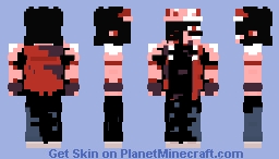 Glitchy Red  - [ FNF - HYPNO'S LULLABY V.2 REMAKE ] Minecraft Skin