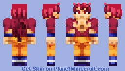 Goku ssj4 Dgb Daima Minecraft Skin