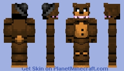 GOLDEN FREDDY || FNAF 1 MINECRAFT SKIN BY 5NIGHTS4TERROR Minecraft Skin